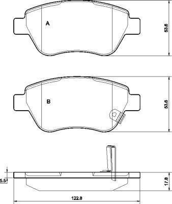 Alanko 300324 Brake Pad Set, disc brake 300324: Buy near me in Poland at 2407.PL - Good price!