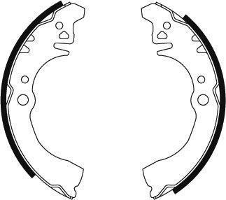 Alanko 302418 Brake shoe set 302418: Buy near me at 2407.PL in Poland at an Affordable price!