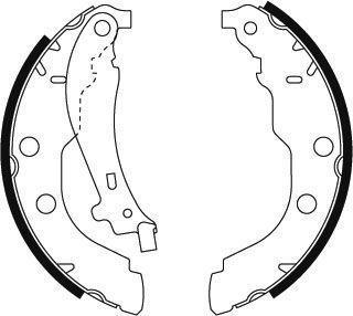Alanko 302564 Brake shoe set 302564: Buy near me at 2407.PL in Poland at an Affordable price!