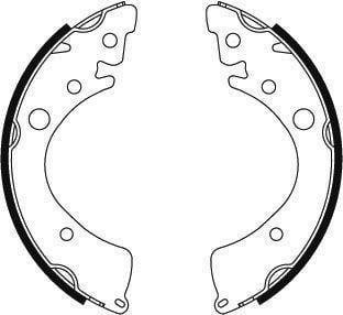 Alanko 302588 Brake shoe set 302588: Buy near me at 2407.PL in Poland at an Affordable price!
