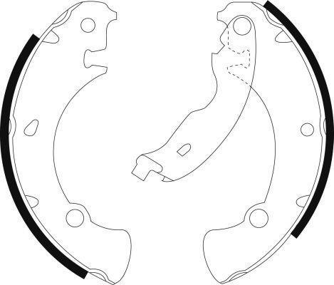 Alanko 302622 Brake shoe set 302622: Buy near me in Poland at 2407.PL - Good price!