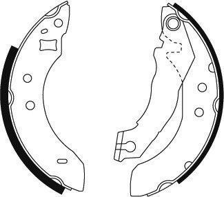 Alanko 302641 Brake shoe set 302641: Buy near me in Poland at 2407.PL - Good price!