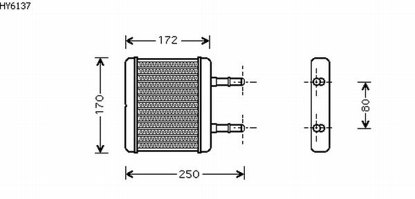 Alanko 540537 Heat exchanger, interior heating 540537: Buy near me at 2407.PL in Poland at an Affordable price!