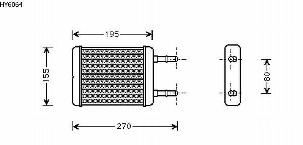 Alanko 540569 Heat exchanger, interior heating 540569: Buy near me at 2407.PL in Poland at an Affordable price!