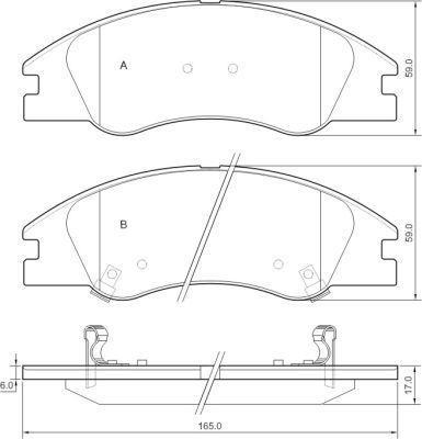 Alanko 300855 Brake Pad Set, disc brake 300855: Buy near me in Poland at 2407.PL - Good price!