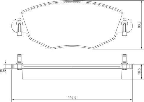 Alanko 300270 Brake Pad Set, disc brake 300270: Buy near me in Poland at 2407.PL - Good price!