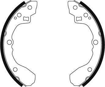 Alanko 302798 Brake shoe set 302798: Buy near me in Poland at 2407.PL - Good price!