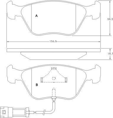 Alanko 300921 Brake Pad Set, disc brake 300921: Buy near me in Poland at 2407.PL - Good price!