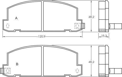 Alanko 301078 Brake Pad Set, disc brake 301078: Buy near me in Poland at 2407.PL - Good price!