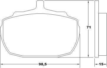 Alanko 301184 Brake Pad Set, disc brake 301184: Buy near me in Poland at 2407.PL - Good price!