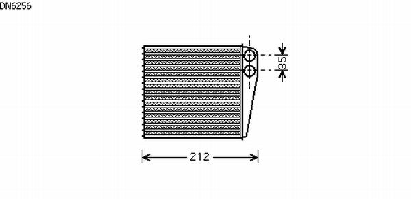 Alanko 540094 Heat exchanger, interior heating 540094: Buy near me in Poland at 2407.PL - Good price!