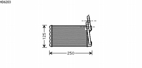 Alanko 540174 Heat exchanger, interior heating 540174: Buy near me at 2407.PL in Poland at an Affordable price!
