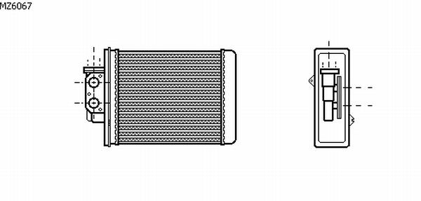 Alanko 540186 Heat exchanger, interior heating 540186: Buy near me in Poland at 2407.PL - Good price!