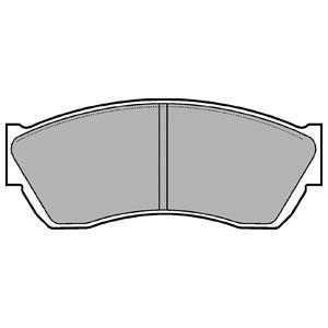 Delphi LP0676 Brake Pad Set, disc brake LP0676: Buy near me in Poland at 2407.PL - Good price!