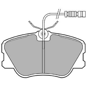 Delphi LP0608 Brake Pad Set, disc brake LP0608: Buy near me in Poland at 2407.PL - Good price!