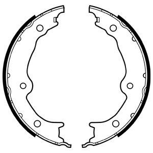 Delphi LS2130 Parking brake shoes LS2130: Buy near me in Poland at 2407.PL - Good price!