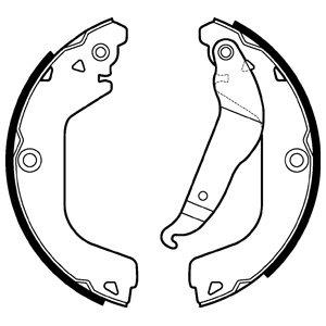 Delphi LS2123 Brake shoe set LS2123: Buy near me in Poland at 2407.PL - Good price!