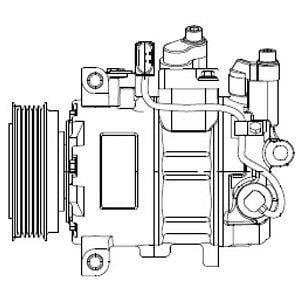 Delphi CS20474 Compressor, air conditioning CS20474: Buy near me in Poland at 2407.PL - Good price!