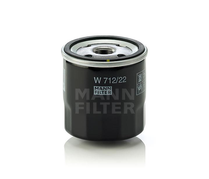 Mann-Filter W 712/22 Oil Filter W71222: Buy near me in Poland at 2407.PL - Good price!