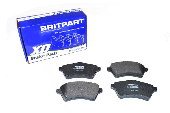 Britpart LR021899 Тормозные колодки дисковые передние, комплект LR021899: Отличная цена - Купить в Польше на 2407.PL!