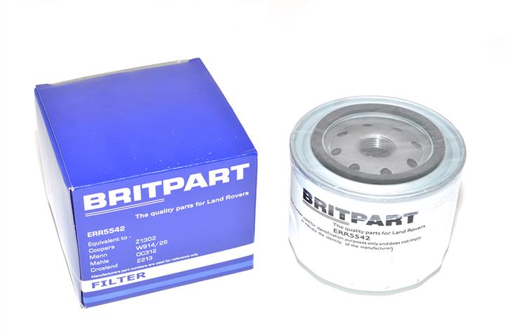 Britpart ERR5542 Oil Filter ERR5542: Buy near me in Poland at 2407.PL - Good price!