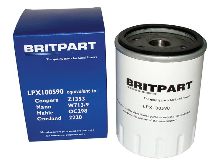 Britpart LPX100590 Oil Filter LPX100590: Buy near me in Poland at 2407.PL - Good price!