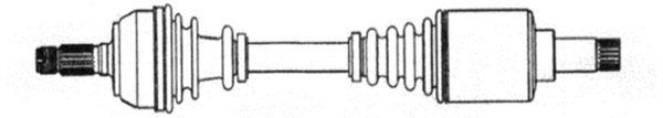 Cevam 5438 Drive shaft 5438: Buy near me in Poland at 2407.PL - Good price!