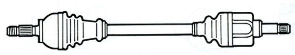 Cevam 5445 Drive shaft 5445: Buy near me in Poland at 2407.PL - Good price!