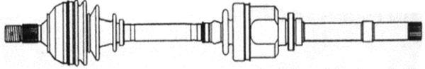 Cevam 7630 Drive shaft 7630: Buy near me in Poland at 2407.PL - Good price!