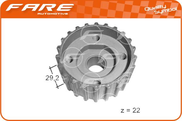 Fare 10570 TOOTHED WHEEL 10570: Buy near me in Poland at 2407.PL - Good price!