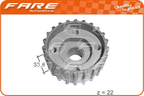 Fare 10572 TOOTHED WHEEL 10572: Buy near me in Poland at 2407.PL - Good price!