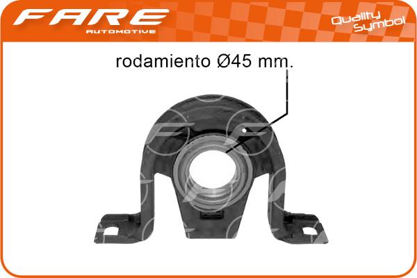 Fare 4356 Cardan shaft suspension 4356: Buy near me in Poland at 2407.PL - Good price!