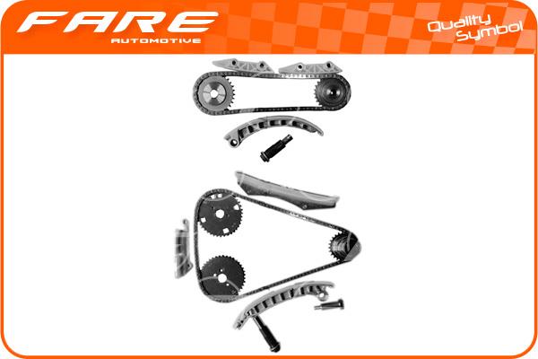 Fare 15019 Timing chain kit 15019: Buy near me in Poland at 2407.PL - Good price!