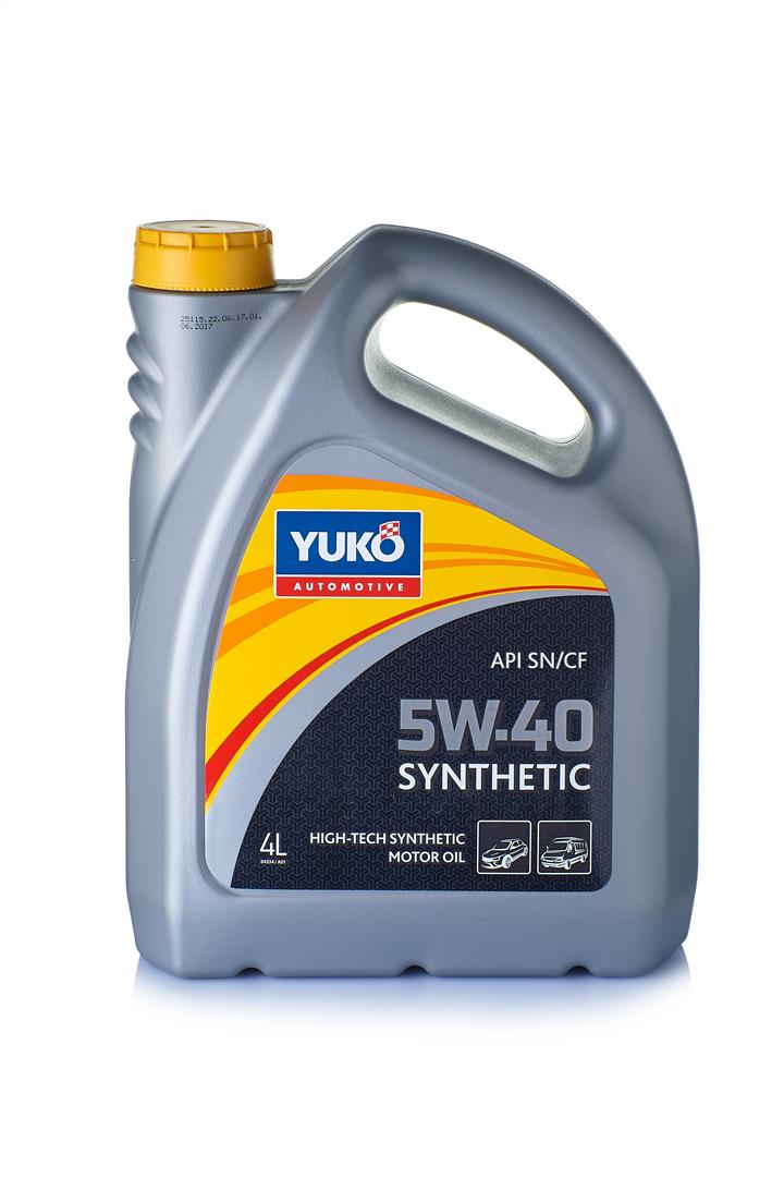 Yuko 4820070241167 Olej silnikowy YUKO Synthetic 5W-40, 4L 4820070241167: Dobra cena w Polsce na 2407.PL - Kup Teraz!