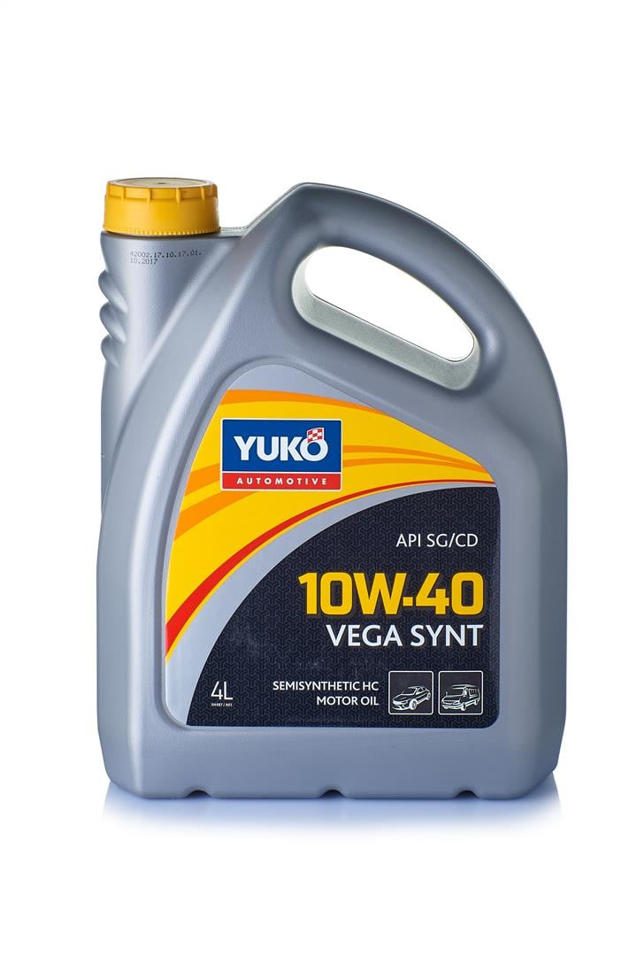 Yuko 4820070241228 Engine oil YUKO Vega Synt 10W-40, 4L 4820070241228: Buy near me in Poland at 2407.PL - Good price!