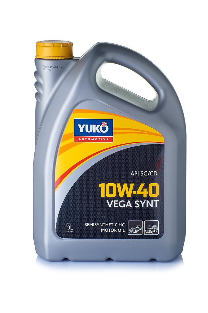 Yuko 4820070242126 Engine oil YUKO Vega Synt 10W-40, 5L 4820070242126: Buy near me in Poland at 2407.PL - Good price!