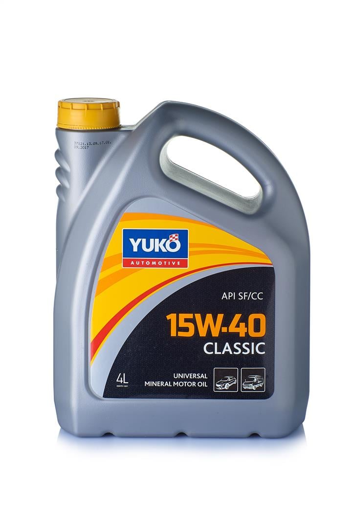 Yuko 4820070240054 Моторное масло YUKO Classic 15W-40, 4л 4820070240054: Отличная цена - Купить в Польше на 2407.PL!