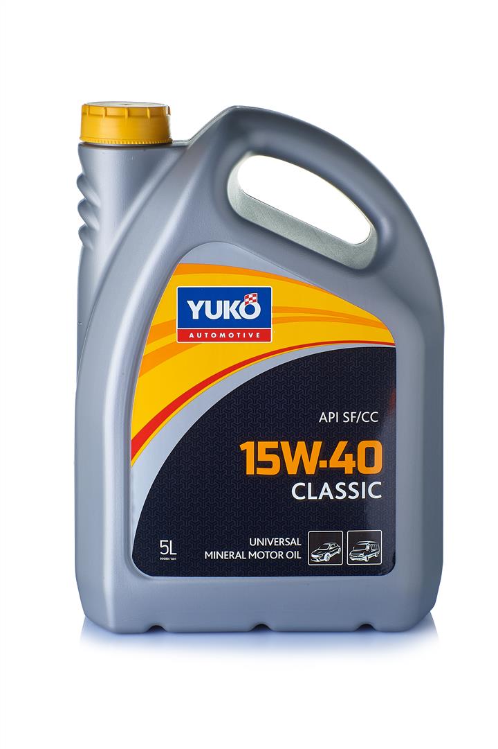 Yuko 4820070242133 Моторное масло YUKO Classic 15W-40, 5л 4820070242133: Отличная цена - Купить в Польше на 2407.PL!