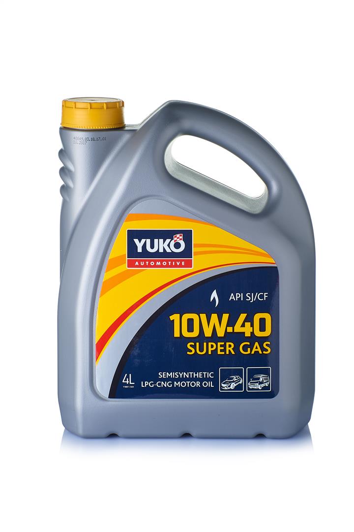 Yuko 4820070245332 Engine oil YUKO Super Gas 10W-40, 4L 4820070245332: Buy near me in Poland at 2407.PL - Good price!