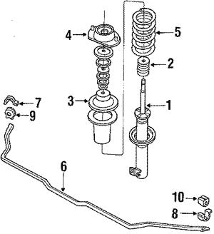 Subaru 721520850 Shock absorber assy 721520850: Buy near me in Poland at 2407.PL - Good price!