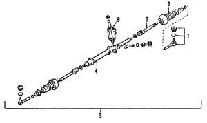 Subaru 34140AA030 Inner Tie Rod 34140AA030: Buy near me at 2407.PL in Poland at an Affordable price!