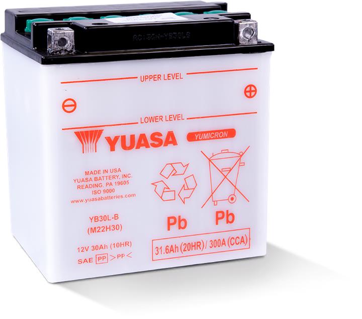 Yuasa YB30L-B Battery Yuasa 12V 30AH 300A(EN) R+ YB30LB: Buy near me in Poland at 2407.PL - Good price!