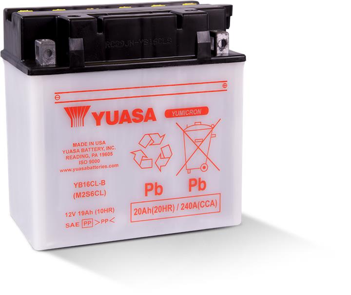 Yuasa YB16CL-B Аккумулятор Yuasa 12В 19Ач 190А(EN) R+ YB16CLB: Отличная цена - Купить в Польше на 2407.PL!