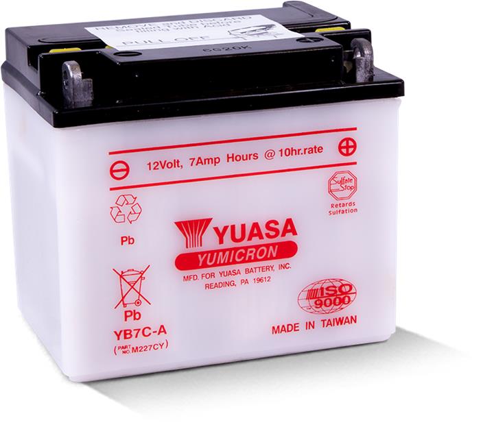 Yuasa YB7C-A Аккумулятор Yuasa 12В 8Ач 90А(EN) R+ YB7CA: Отличная цена - Купить в Польше на 2407.PL!