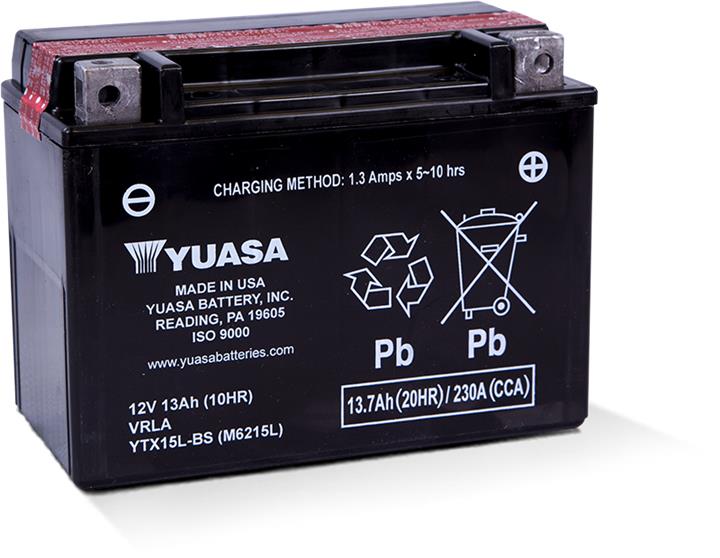 Yuasa YTX15L-BS Rechargeable battery YTX15LBS: Buy near me in Poland at 2407.PL - Good price!