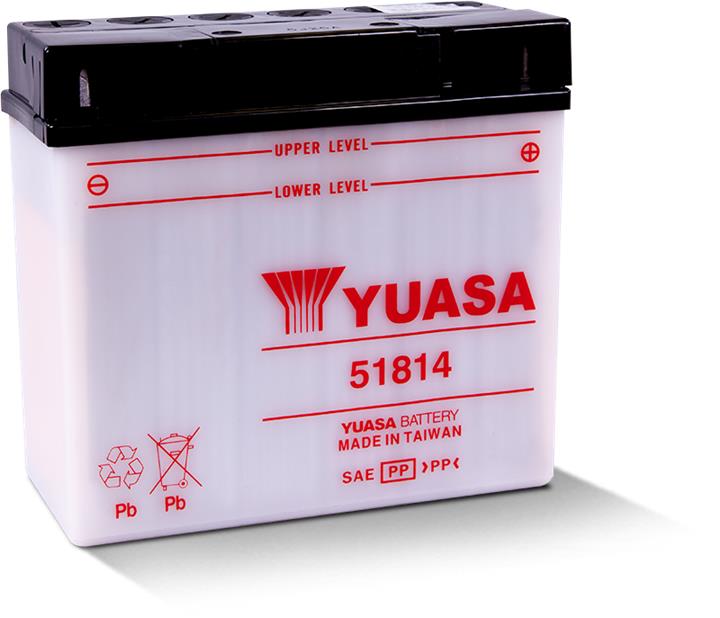 Yuasa 51814 Rechargeable battery 51814: Buy near me in Poland at 2407.PL - Good price!