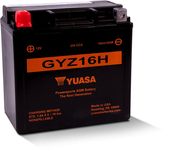 Yuasa GYZ16H Акумулятор Yuasa AGM 12В 16,8Ач 240A L+ GYZ16H: Приваблива ціна - Купити у Польщі на 2407.PL!