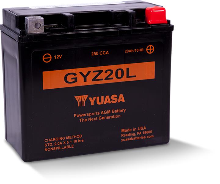 Yuasa GYZ20L Rechargeable battery GYZ20L: Buy near me in Poland at 2407.PL - Good price!