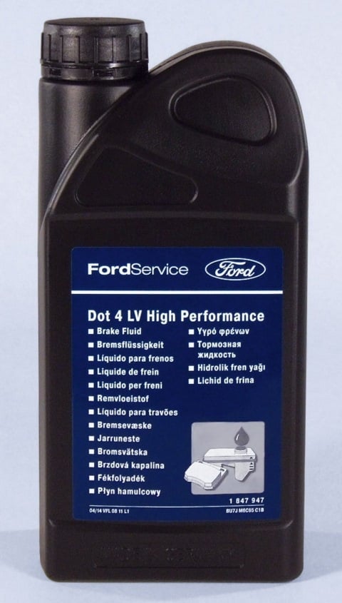 Ford 1 847 947 Тормозная жидкость DOT 4 низкая вязкость, 1 л 1847947: Отличная цена - Купить в Польше на 2407.PL!