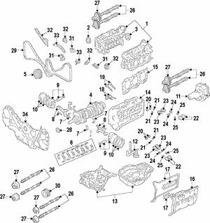 Subaru 12108AB000 Półpanewki korbowodu, komplet 12108AB000: Atrakcyjna cena w Polsce na 2407.PL - Zamów teraz!